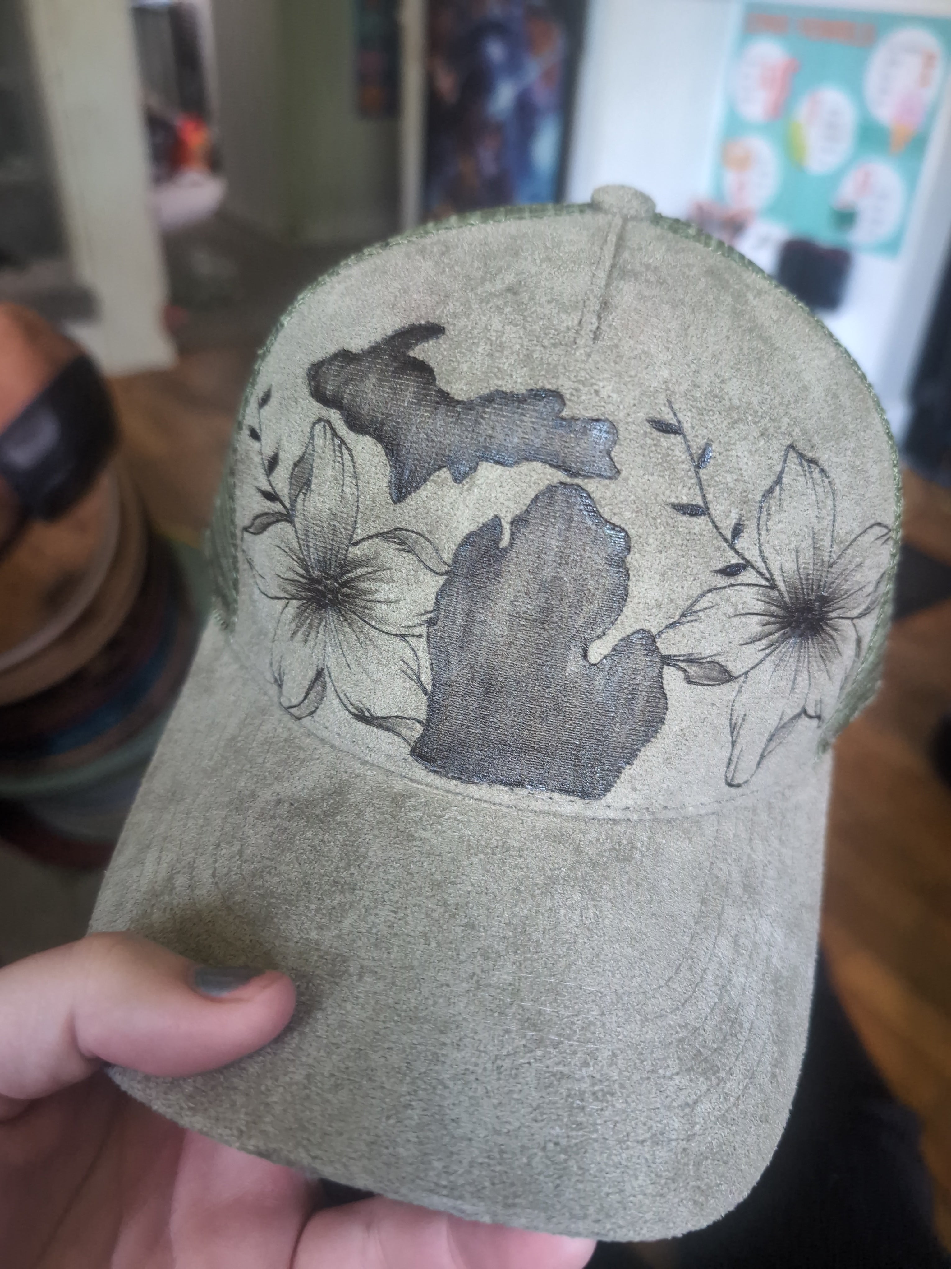 Michigan Apple Blossom Trucker Hat