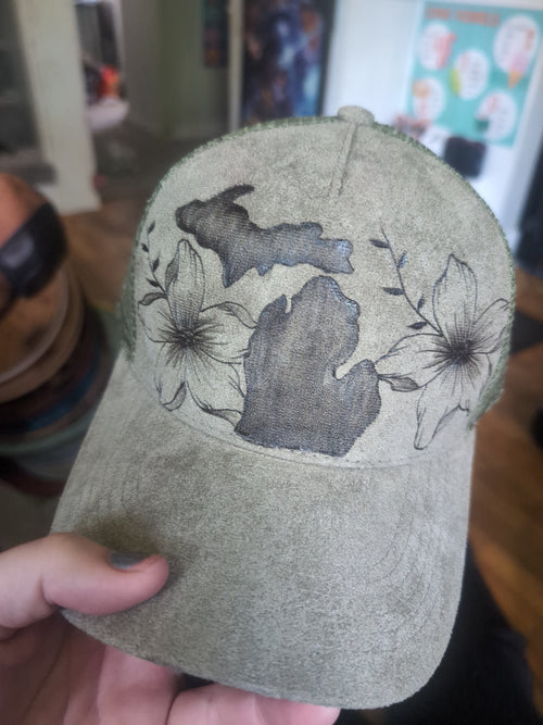 Michigan Apple Blossom Trucker Hat