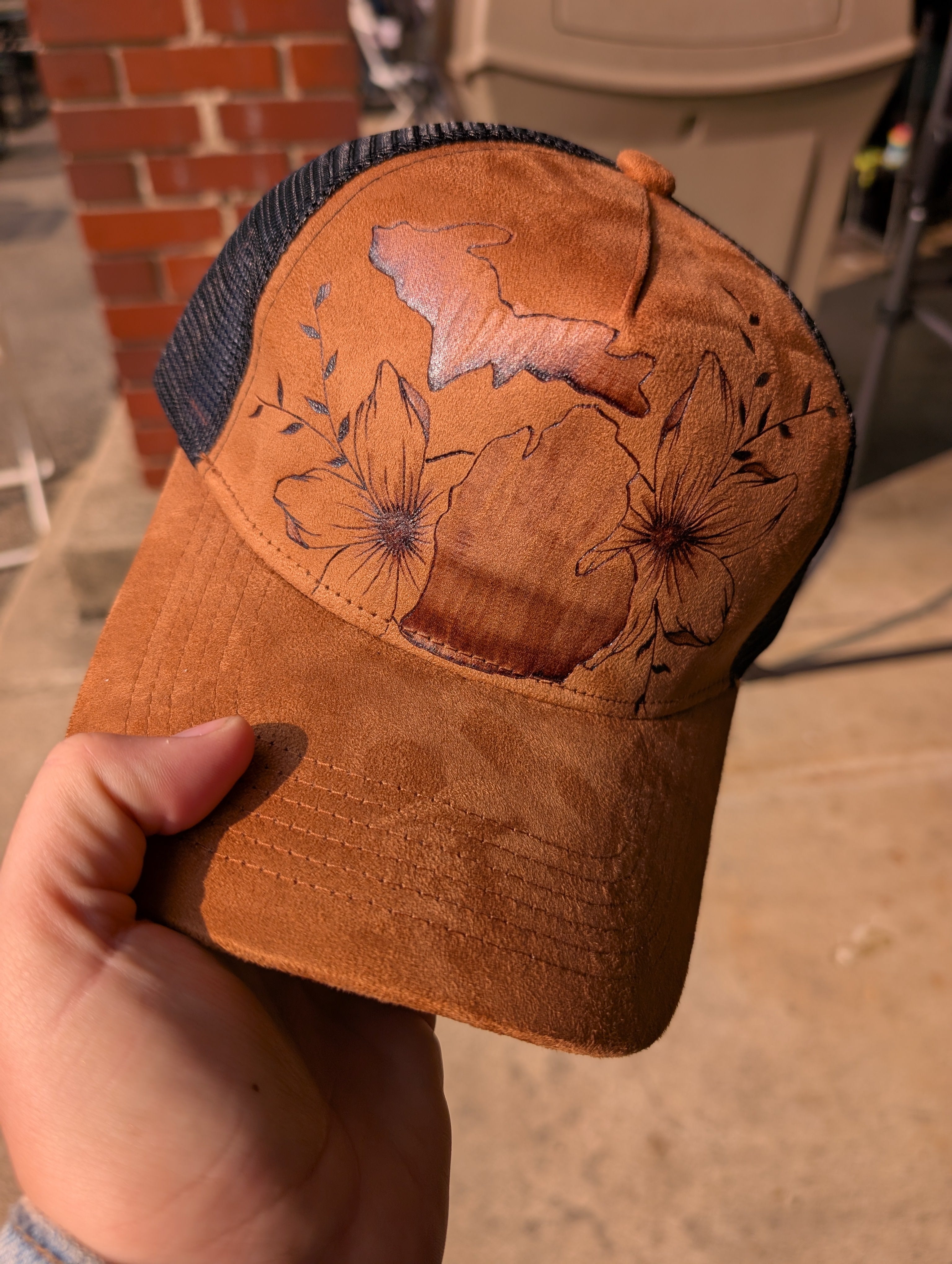 Michigan Apple Blossom Trucker Hat