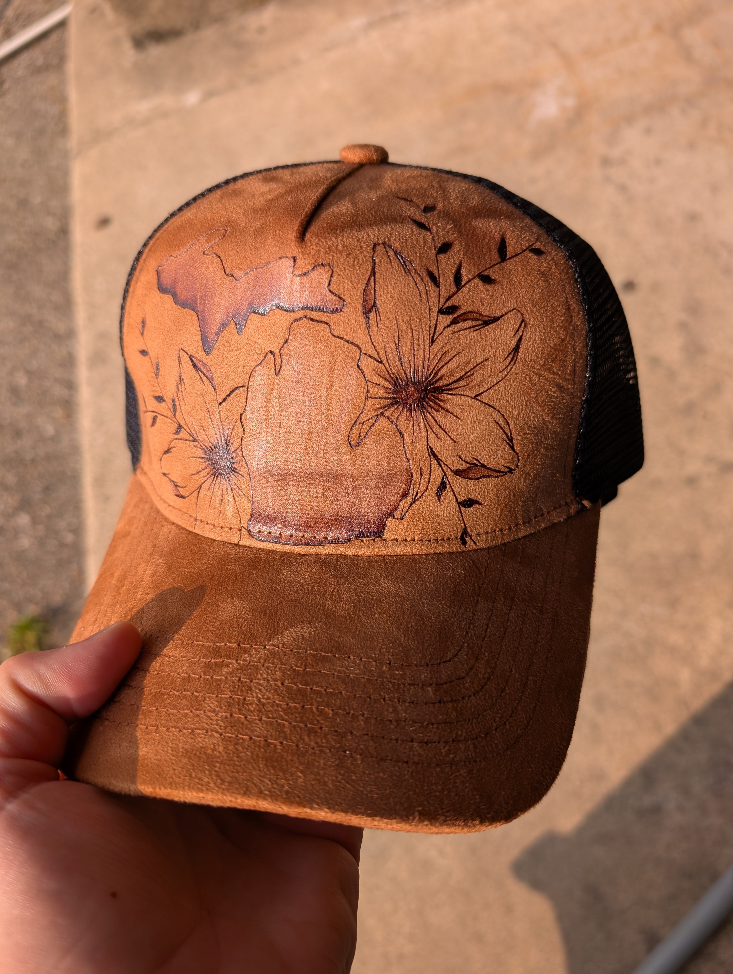 Michigan Apple Blossom Trucker Hat