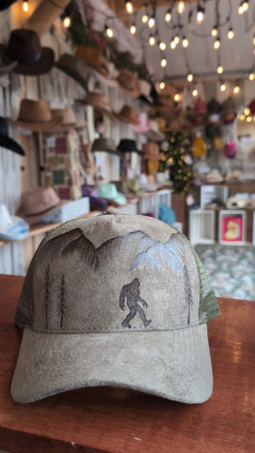 Bigfoot in the Forest Trucker Hat